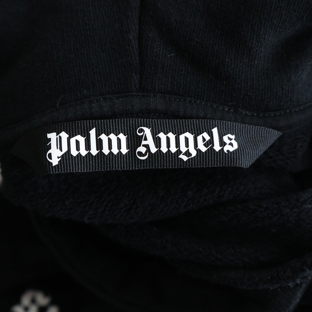 Palm Angels(パームエンジェルス) ULTRA LOGO HOODIE ウルトラ フロントポケット ロゴプリント フーディー パーカー ブラック PMBB036C99FLE002