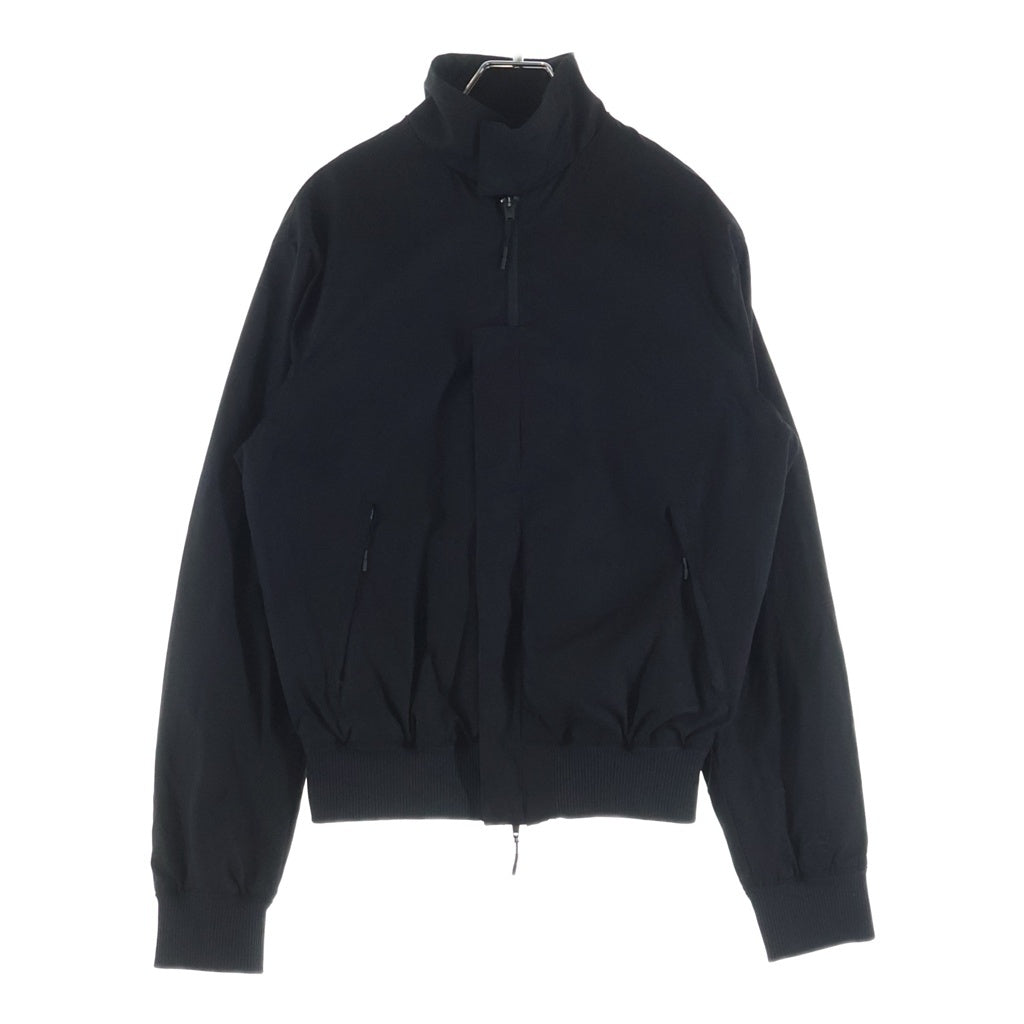 Y-3(ワイスリー) 21AW CLASSIC SUEDED NYLON HARRINGTON JACKET クラシック スエード ナイロン ハリントン ジップアップ ジャケット ブルゾン ブラック FN3405