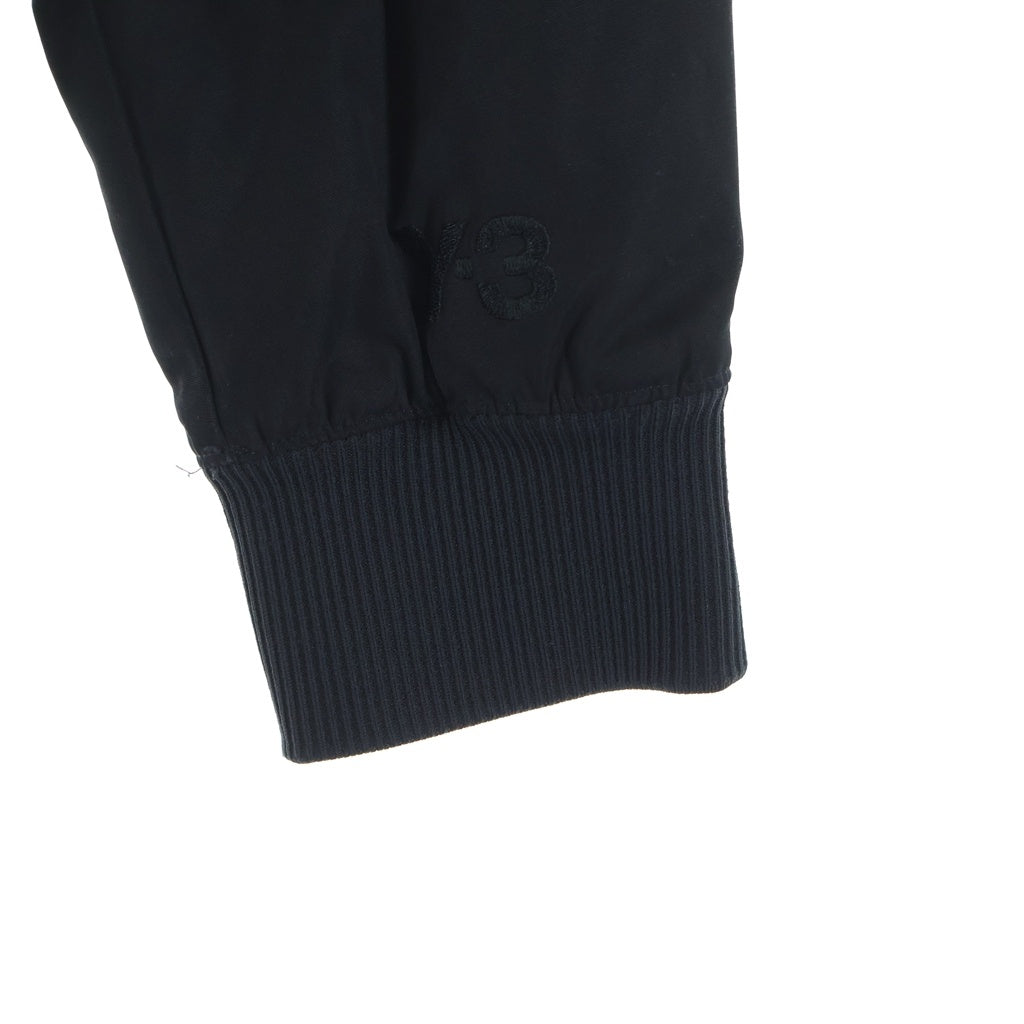Y-3(ワイスリー) 21AW CLASSIC SUEDED NYLON HARRINGTON JACKET クラシック スエード ナイロン ハリントン ジップアップ ジャケット ブルゾン ブラック FN3405