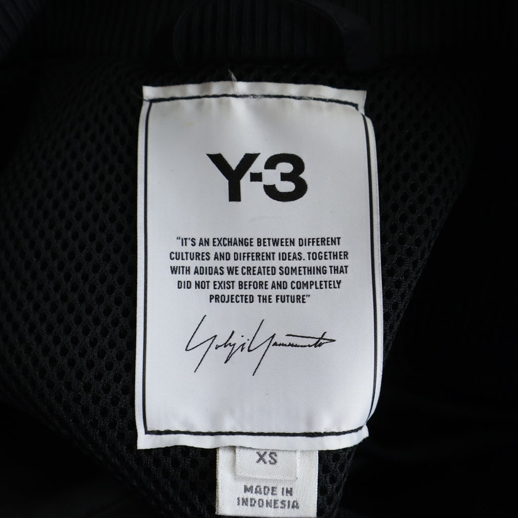 Y-3(ワイスリー) 21AW CLASSIC SUEDED NYLON HARRINGTON JACKET クラシック スエード ナイロン ハリントン ジップアップ ジャケット ブルゾン ブラック FN3405