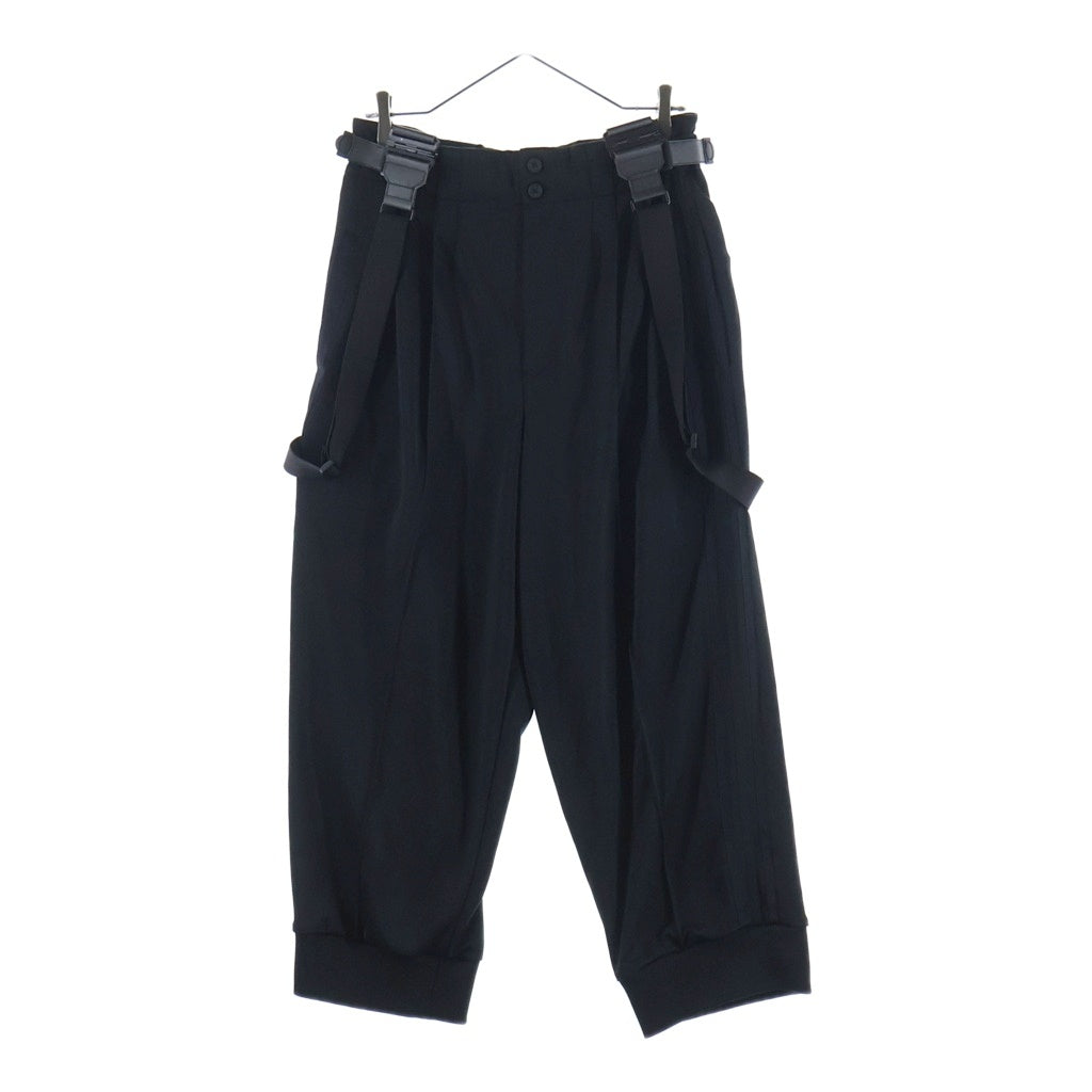 Y-3(ワイスリー) 19SS M 3 STRIPE SUSPENDER TRACK PANT 3ストライプ サスペンダー トラックパンツ ブラック DY7285