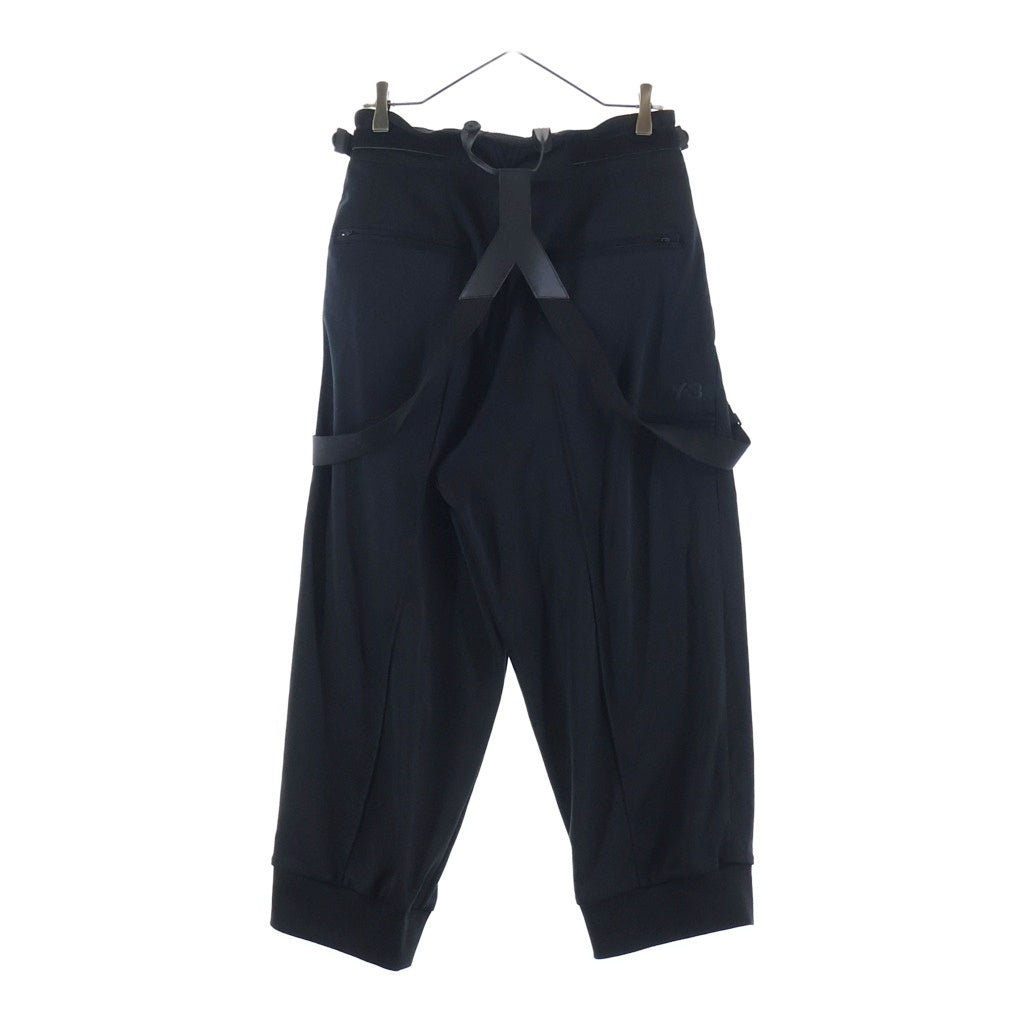 Y-3(ワイスリー) 19SS M 3 STRIPE SUSPENDER TRACK PANT 3ストライプ サスペンダー トラックパンツ ブラック DY7285