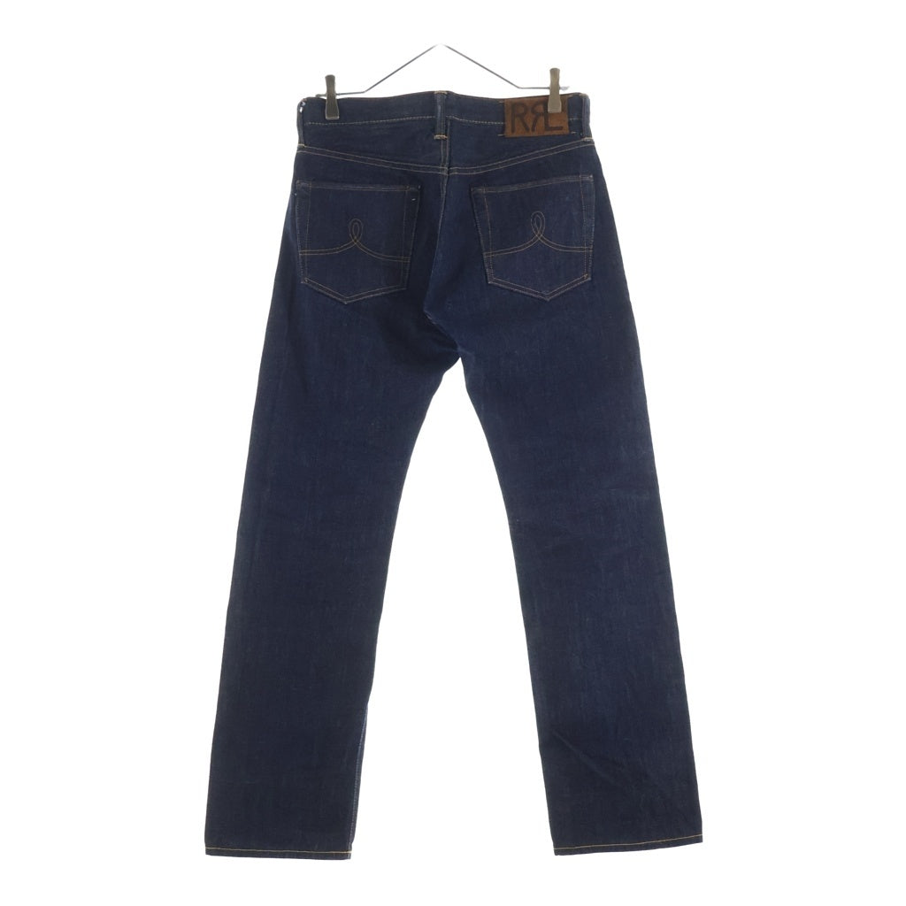 RRL(ダブルアールエル) STRAIGHT LEG ONCE WASHED 3 CUT USA製 1ウォッシュ ストレート デニムパンツ ジーンズ インディゴ R41RB03