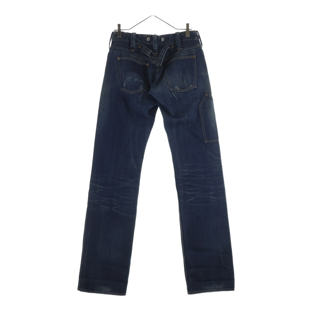 RRL(ダブルアールエル) BUCKLE BACK DENIM PANT USA製 サスペンダーボタン付き バックルバック デニムパンツ ジーンズ インディゴ