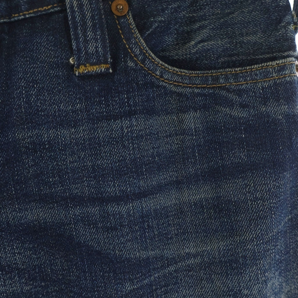 RRL(ダブルアールエル) BUCKLE BACK DENIM PANT USA製 サスペンダーボタン付き バックルバック デニムパンツ ジーンズ インディゴ