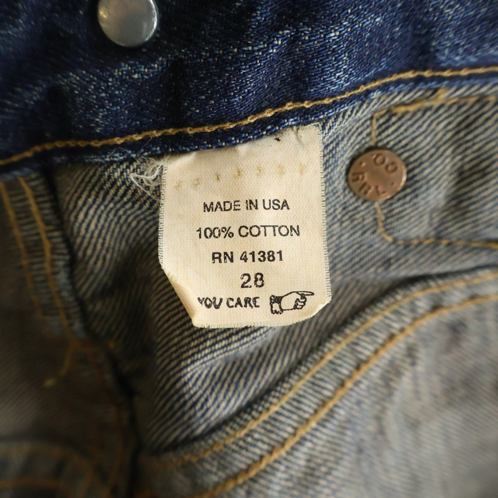 RRL(ダブルアールエル) BUCKLE BACK DENIM PANT USA製 サスペンダーボタン付き バックルバック デニムパンツ ジーンズ インディゴ