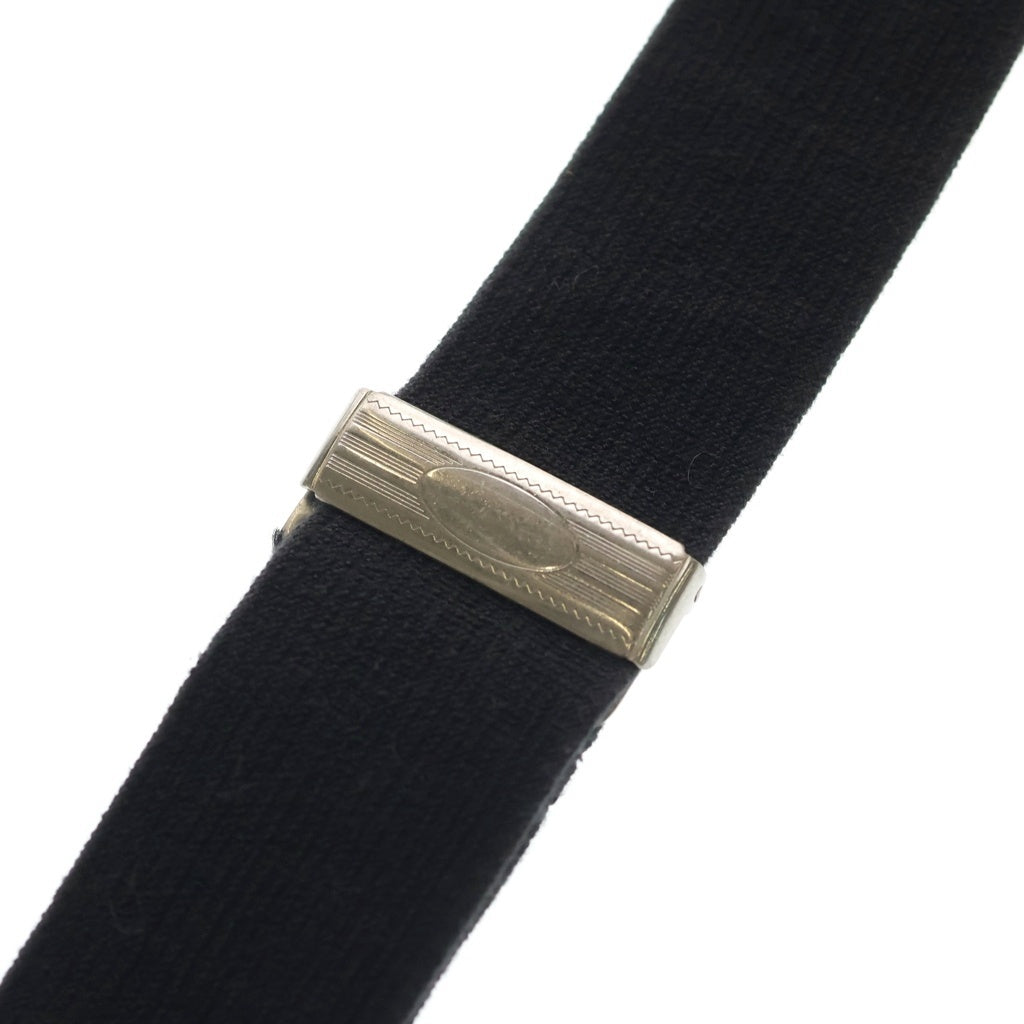 RRL(ダブルアールエル) SOLID BRASS SUSPENDER ストレッチ加工 ソリッドブラス サスペンダー ブラック