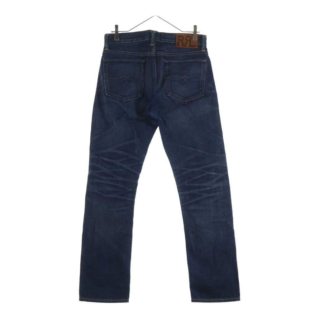 RRL(ダブルアールエル) SLIM STRAIGHT HELM WASH DENIM USA製 スリムストレート デニムパンツ ジーンズ インディゴ R144RB02
