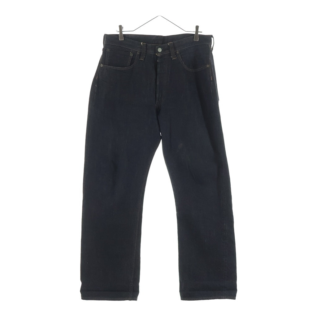 JOE McCOY(ジョーマッコイ) LOT806 STRAIGHT DENIM PANTS ロット806 セルビッチ ボタンフライ ストレートデニム ジーンズ ブラック