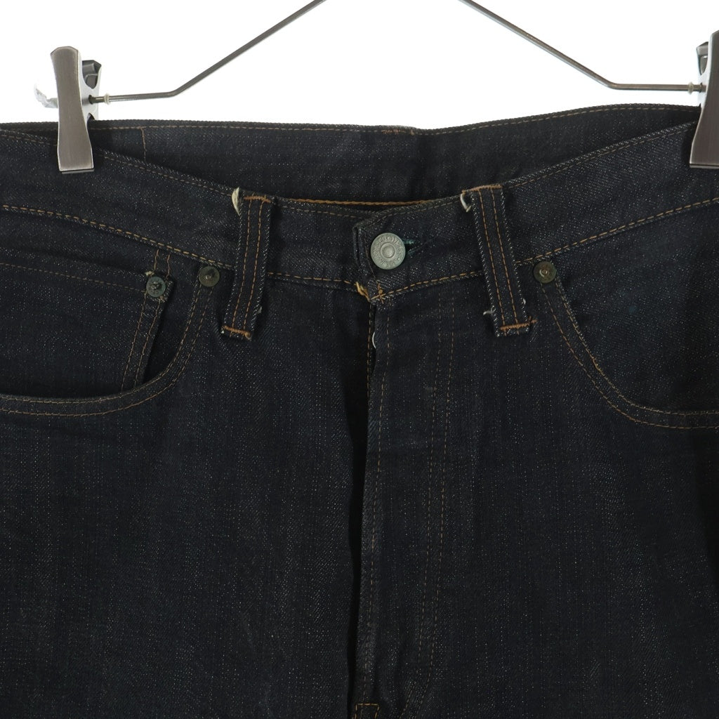 JOE McCOY(ジョーマッコイ) LOT806 STRAIGHT DENIM PANTS ロット806 セルビッチ ボタンフライ ストレートデニム ジーンズ ブラック