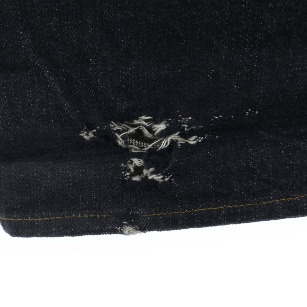 JOE McCOY(ジョーマッコイ) LOT806 STRAIGHT DENIM PANTS ロット806 セルビッチ ボタンフライ ストレートデニム ジーンズ ブラック