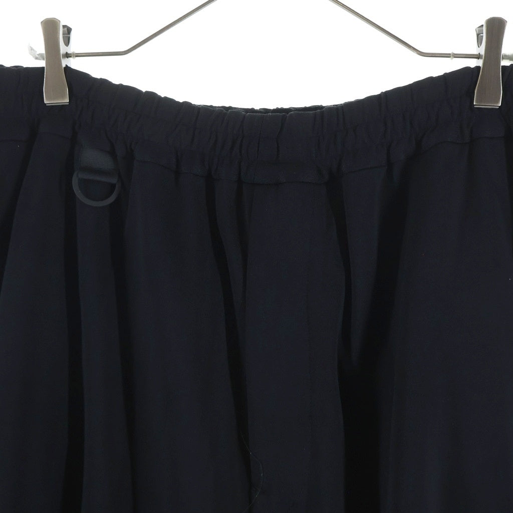 Y-3(ワイスリー) 18AW 3-STRIPES SELVEDGE MATTE TRACK PANTS スリーストライプス セルビッジ マット ドローストリング コットン トラックパンツ ブラック DP0545-1AX001