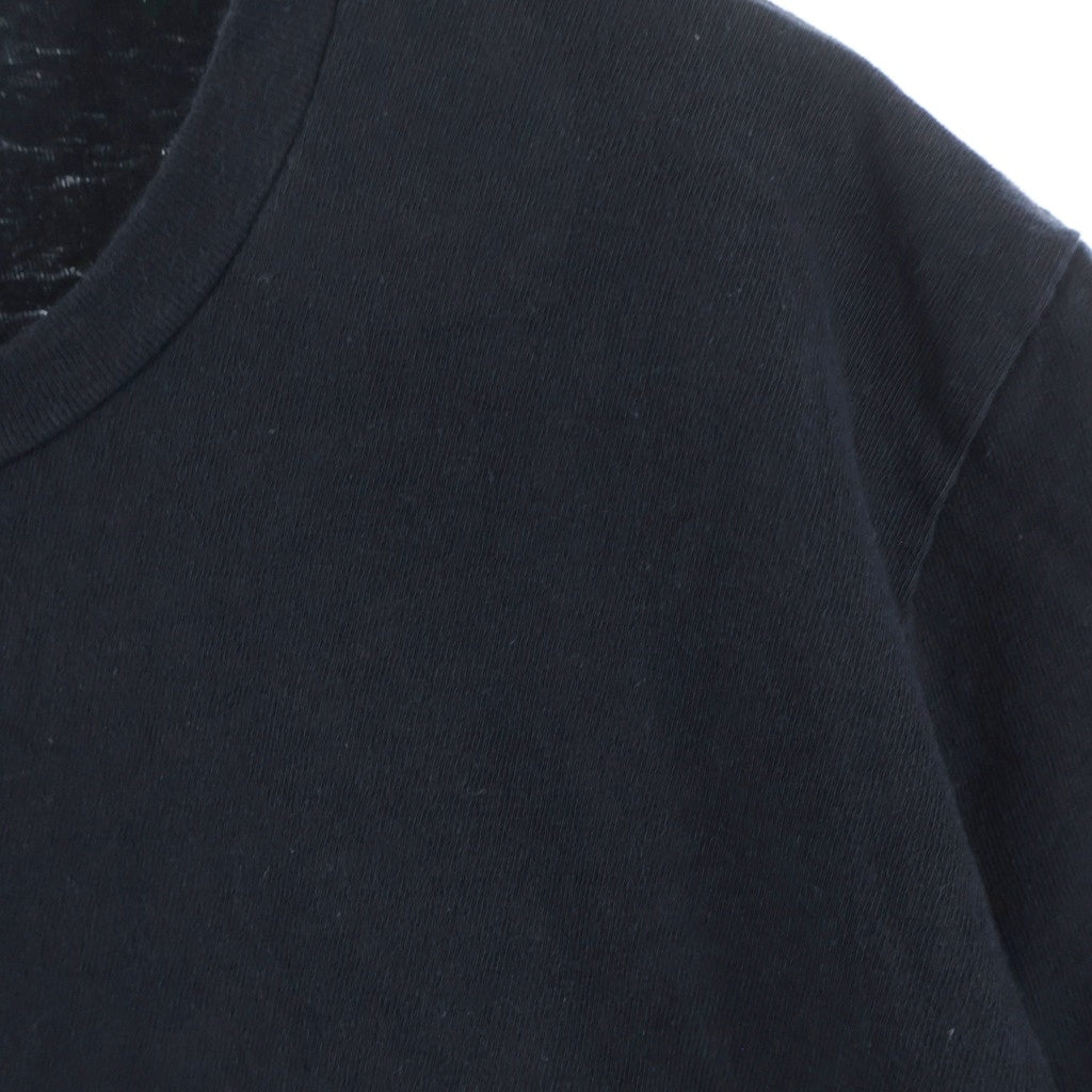 CHROME HEARTS(クロムハーツ) OLD CROSS PATCH POCKET TEE クロスパッチ ポケット付き クルーネック半袖Tシャツ ブラック
