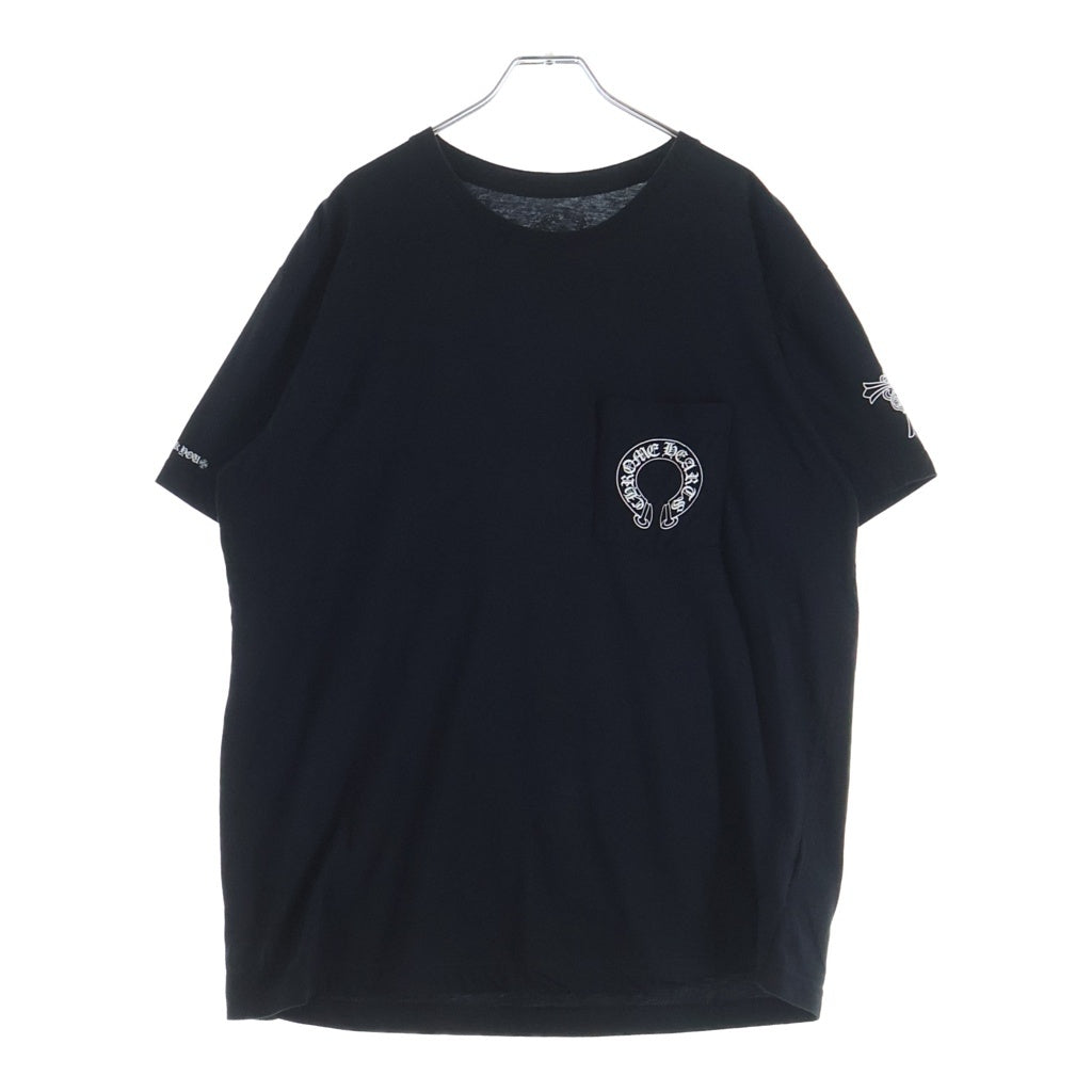 CHROME HEARTS(クロムハーツ) MADE IN HOLLYWOOD CALIFORNIA ロゴ ハリウッド カルフォルニア 半袖Tシャツ カットソー ブラック