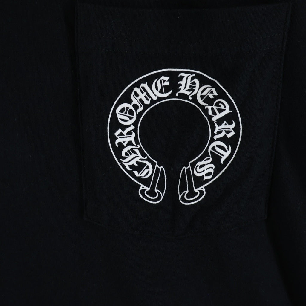 CHROME HEARTS(クロムハーツ) MADE IN HOLLYWOOD CALIFORNIA ロゴ ハリウッド カルフォルニア 半袖Tシャツ カットソー ブラック