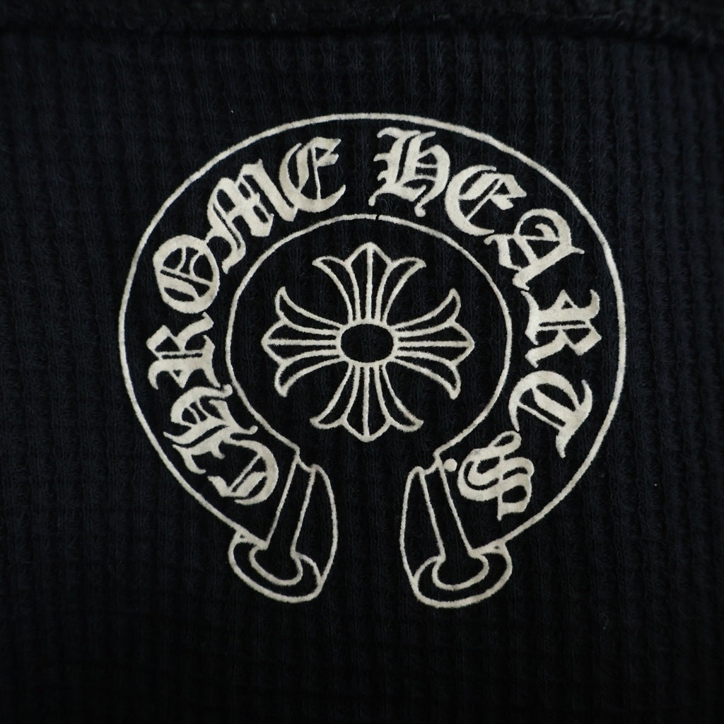 CHROME HEARTS(クロムハーツ) OLD HORSESHOE CH PLUS Zip Up Hoodie FUCK YOU ホースシュー CHプラス ファックユー ダガージップアップパーカー フーディ 裏地サーマル ブラック