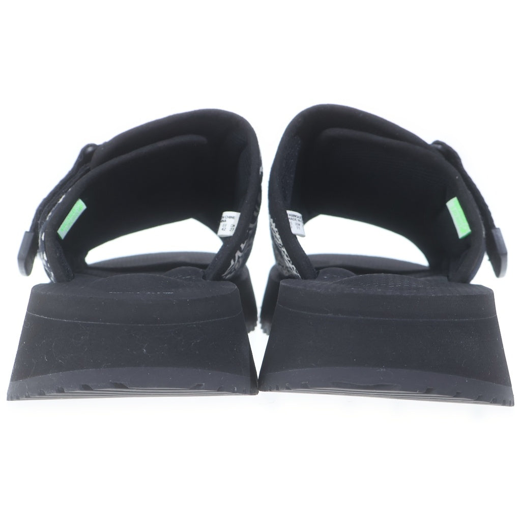 SUICOKE(スイコック) ×MIYAGI HIDETAKA ミヤギヒデタカ ペイズリー柄 アジャスター付き サンダル ブラック US9/27cm OG-081TRab-MYGH