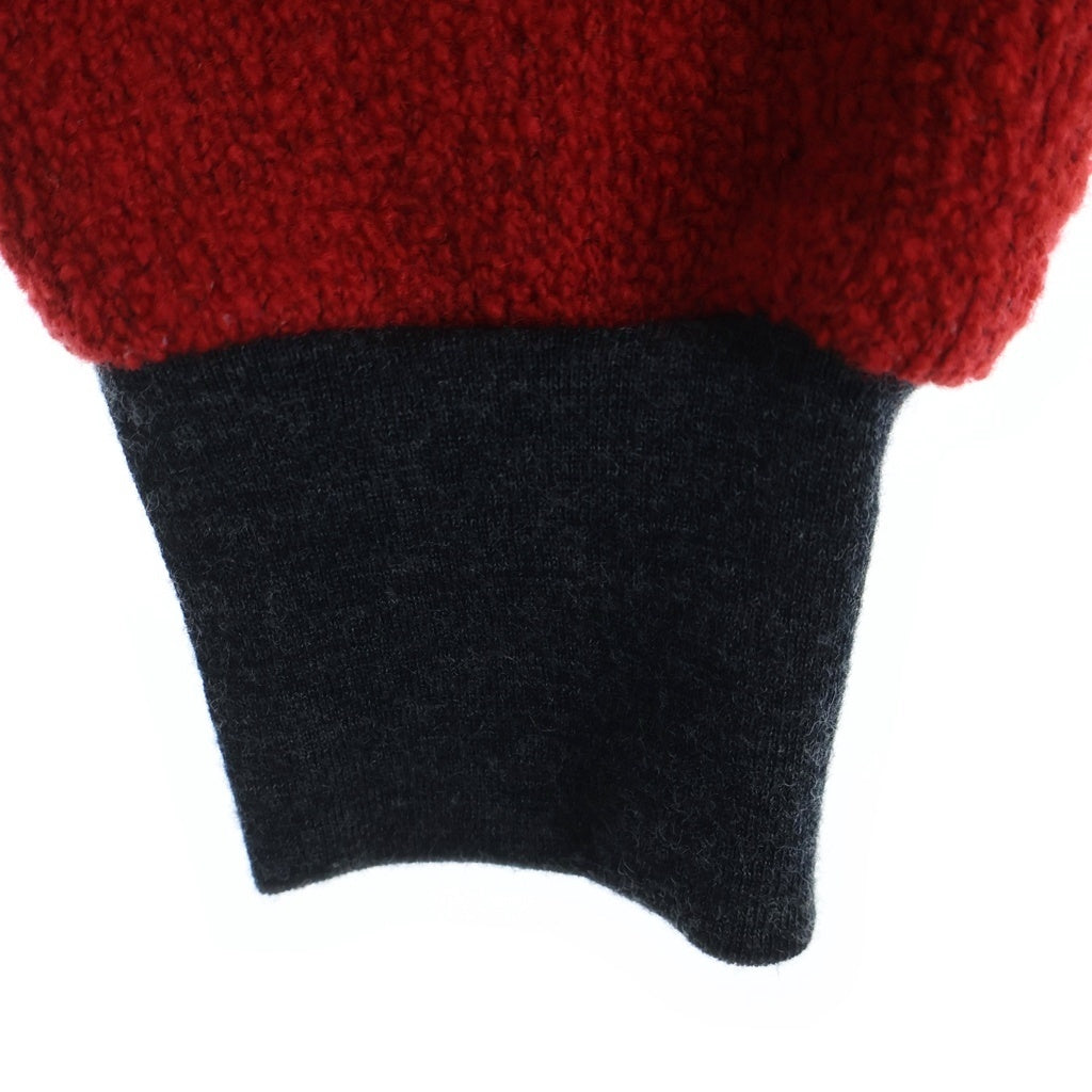 SUNSEA(サンシー) 23AW PILE SWEATSHIRT パイル パッチワーク スウェットシャツ トレーナー グレー SUNSEA2810