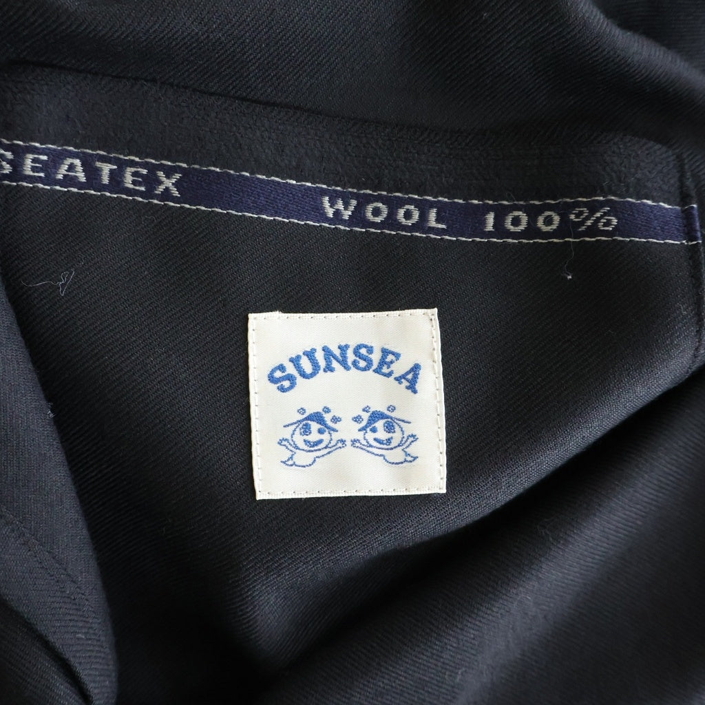 SUNSEA(サンシー) 21AW DOUBLE BREASTED JACKET ダブルブレステッド テーラードジャケット ブラック 21A32