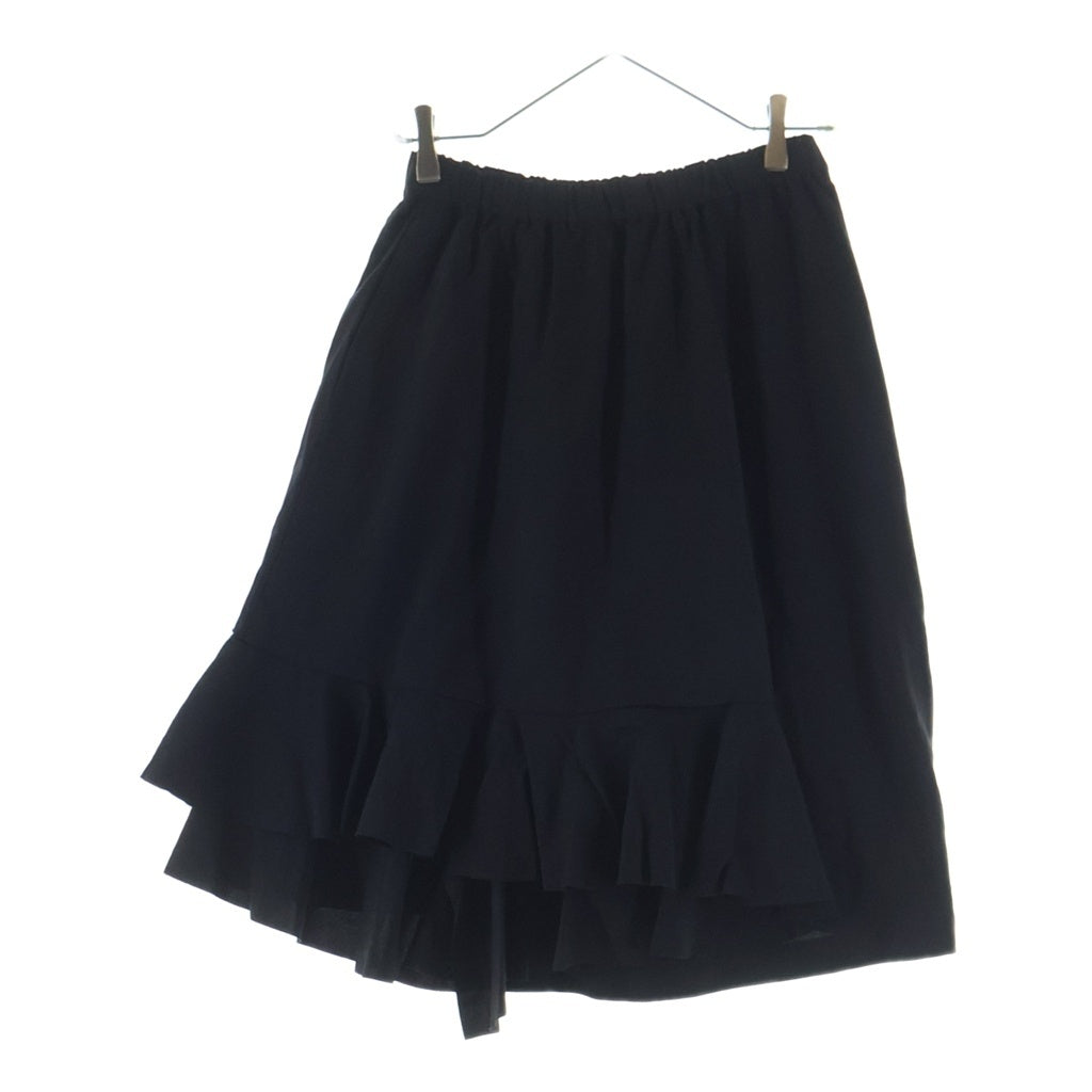 COMME des GARCONS(コムデギャルソン) 09SS AD2008 ティアード スカート フリル ポリエステル ブラック GB-S048 レディース