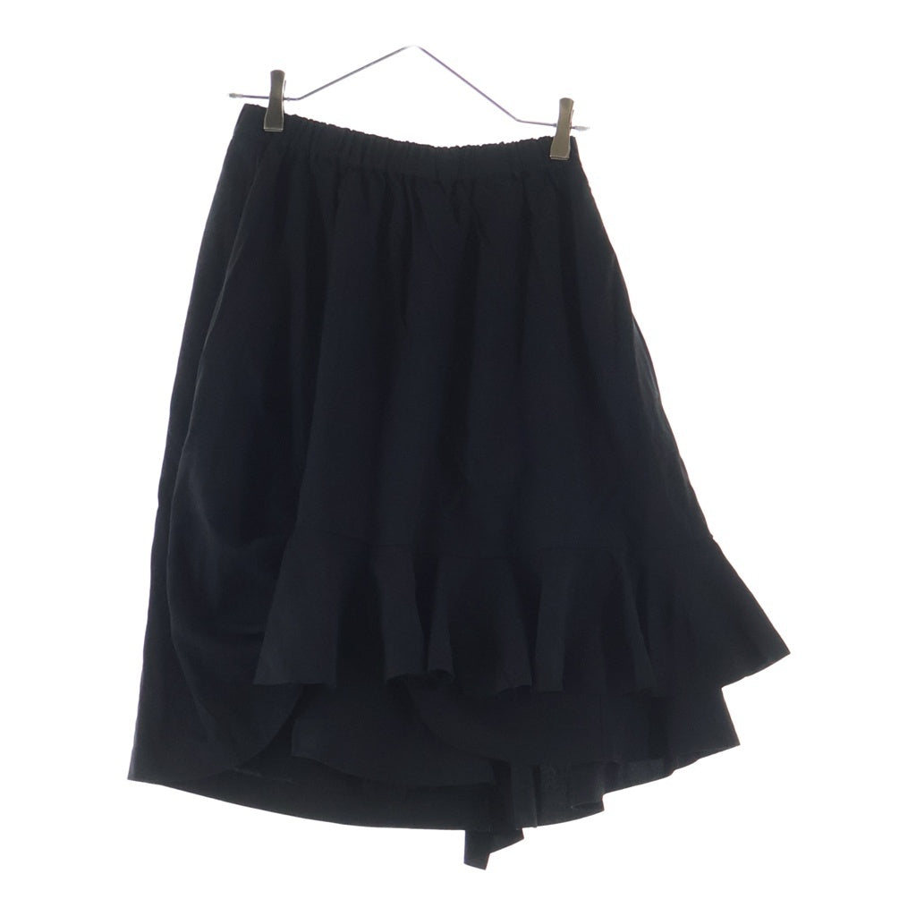 COMME des GARCONS(コムデギャルソン) 09SS AD2008 ティアード スカート フリル ポリエステル ブラック GB-S048 レディース
