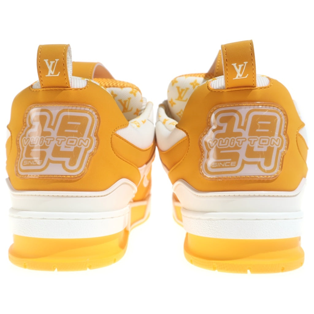 LOUIS VUITTON(ルイヴィトン) 23AW ハロウィン LVスケートライン モノグラム ダブルシューレースアップローカットスニーカー シューズ オレンジ