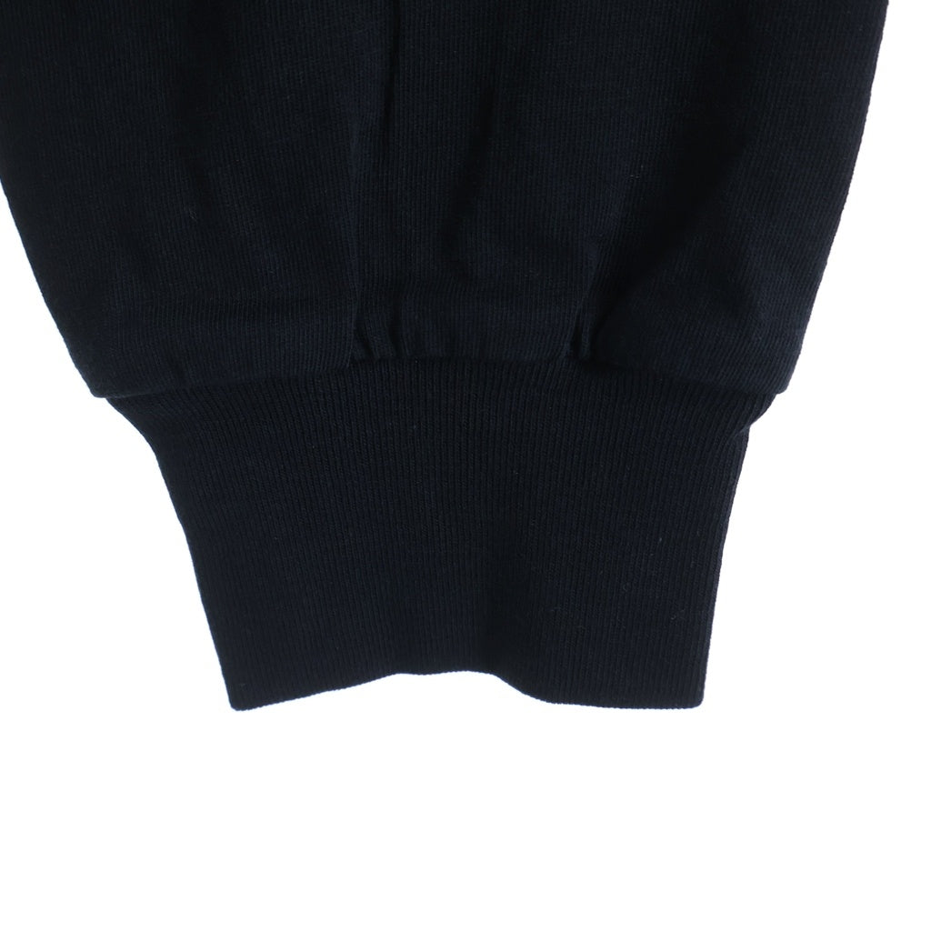 MARNI(マルニ) 24AW ORGANIC COTTON JERSEY PAINT LOGO L/S TEE オーガニック コットン ロゴガッシュプリント 長袖Tシャツ カットソー ブラック THJE0294P1