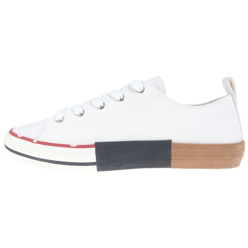 Maison Martin Margiela(メゾンマルタンマルジェラ) 21SS キャンバス ユーズド加工 ローカットスニーカー レディース ホワイト S39WS0092