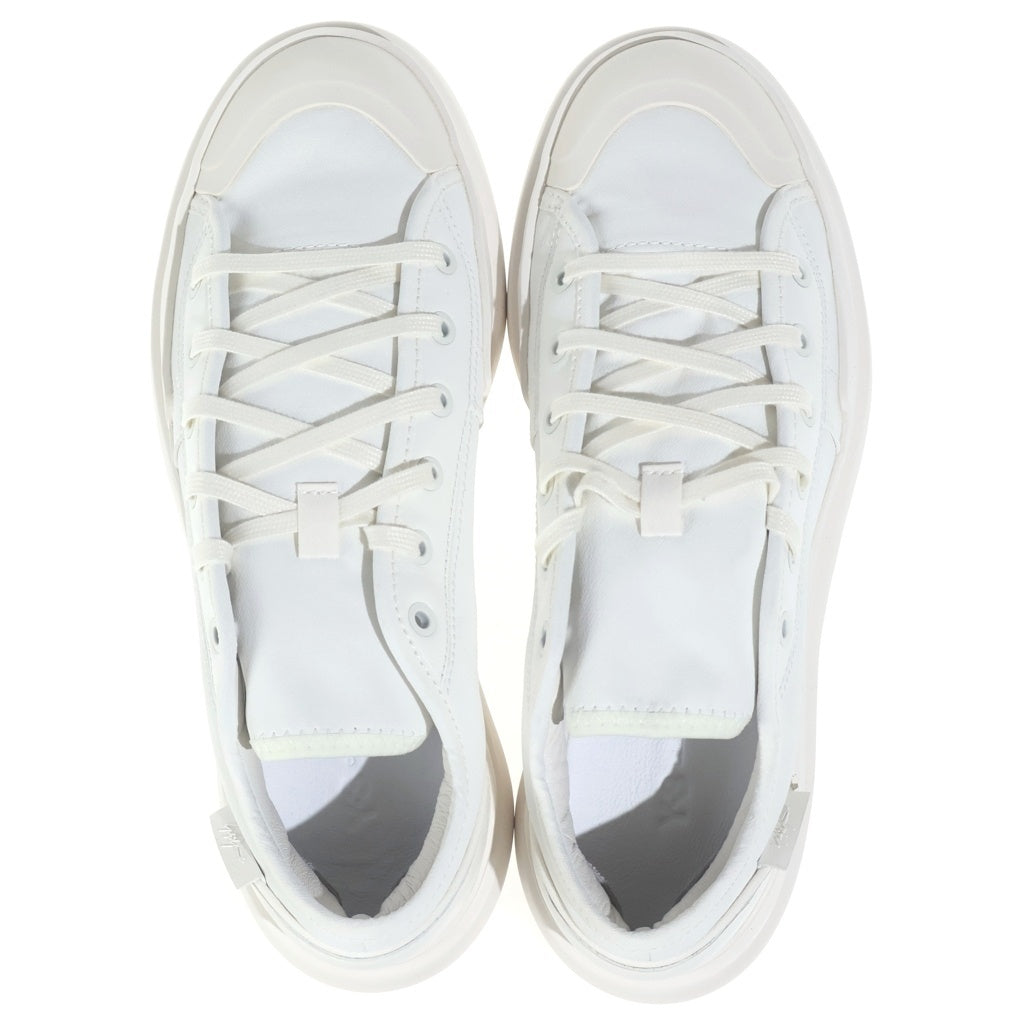 Y-3(ワイスリー) AJATU COURT LOW アジャツコートロー レースアップローカットスニーカー シューズ US7/25cm ホワイト HR1929 レディース