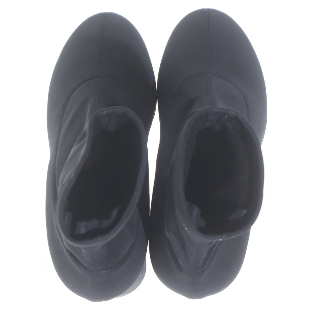 MM6 Maison Margiela(エムエムシックスメゾンマルジェラ) 18AW ヒールレザーストレッチ アンクルブーツ レディース ブラック S40WU0169