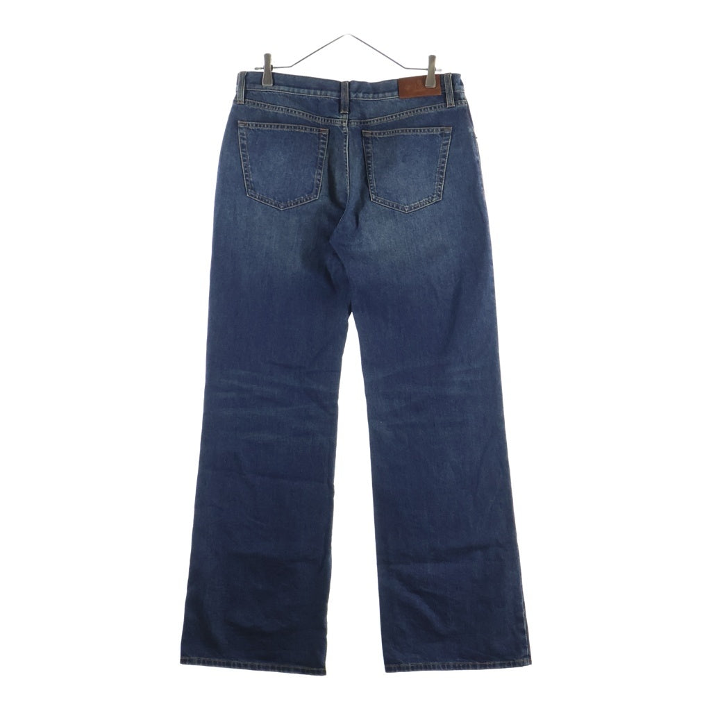 GUCCI(グッチ) 26SS ホースビット ウォッシュドコットン ストレート デニムパンツ インディゴ 866906 XDDFW