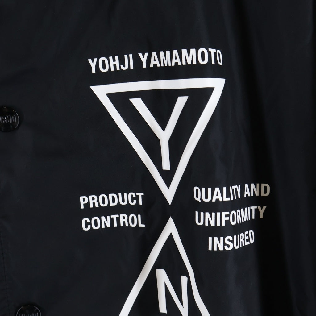 NEIGHBORHOOD(ネイバーフッド) 25AW ×Yohji Yamamoto POUR HOMME WINDBREAKER JACKET ヨウジオヤマモトプールオム 両面プリント ウィンドブレーカー コーチジャケット 252SPYYN-JKM01S