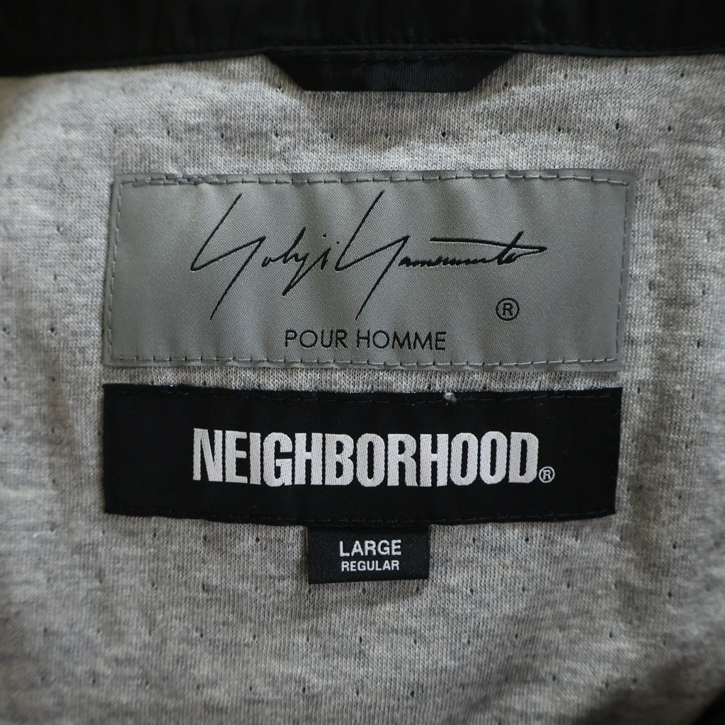 NEIGHBORHOOD(ネイバーフッド) 25AW ×Yohji Yamamoto POUR HOMME WINDBREAKER JACKET ヨウジオヤマモトプールオム 両面プリント ウィンドブレーカー コーチジャケット 252SPYYN-JKM01S