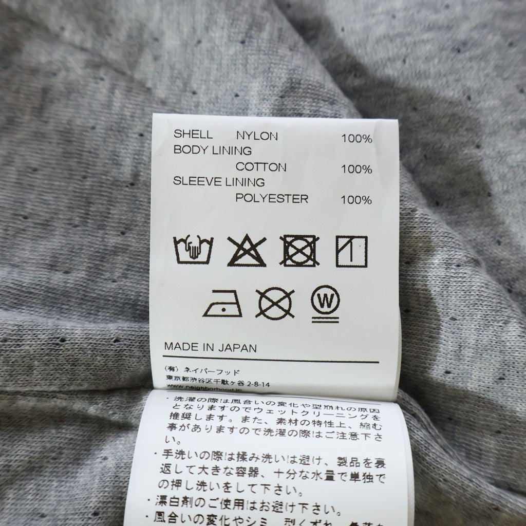 NEIGHBORHOOD(ネイバーフッド) 25AW ×Yohji Yamamoto POUR HOMME WINDBREAKER JACKET ヨウジオヤマモトプールオム 両面プリント ウィンドブレーカー コーチジャケット 252SPYYN-JKM01S