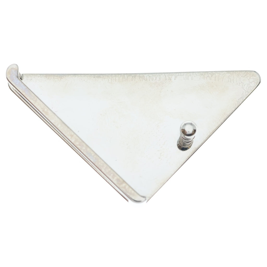 PRADA(プラダ) TRIANGLE LOGO METAL BELT BUCKLE トライアングルロゴ メタルベルトバックル グリーン 2CF014 レディース