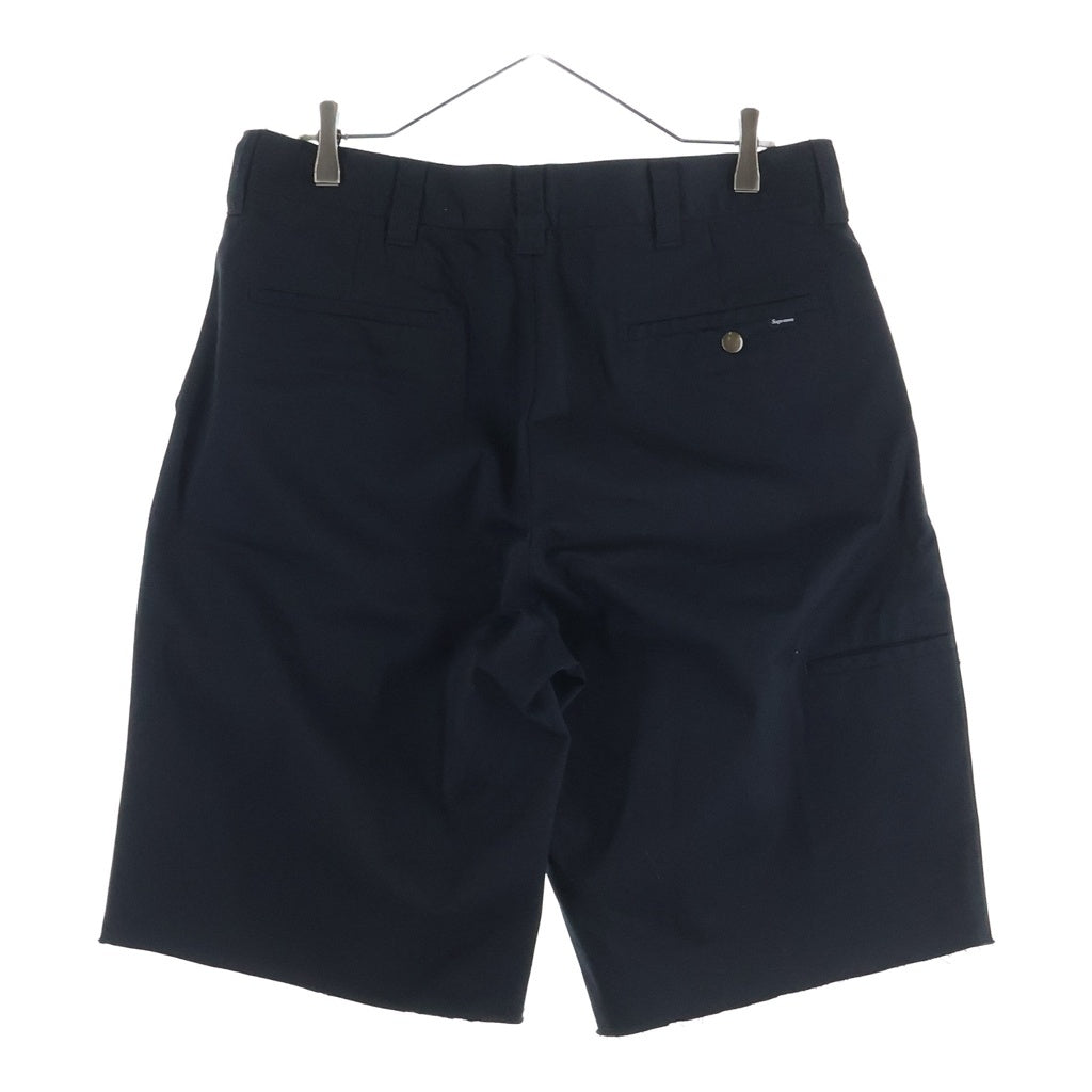 SUPREME(シュプリーム) 25SS Work Short ジップフライ 裾カットオフ ワークショーツ ハーフパンツ ブラック