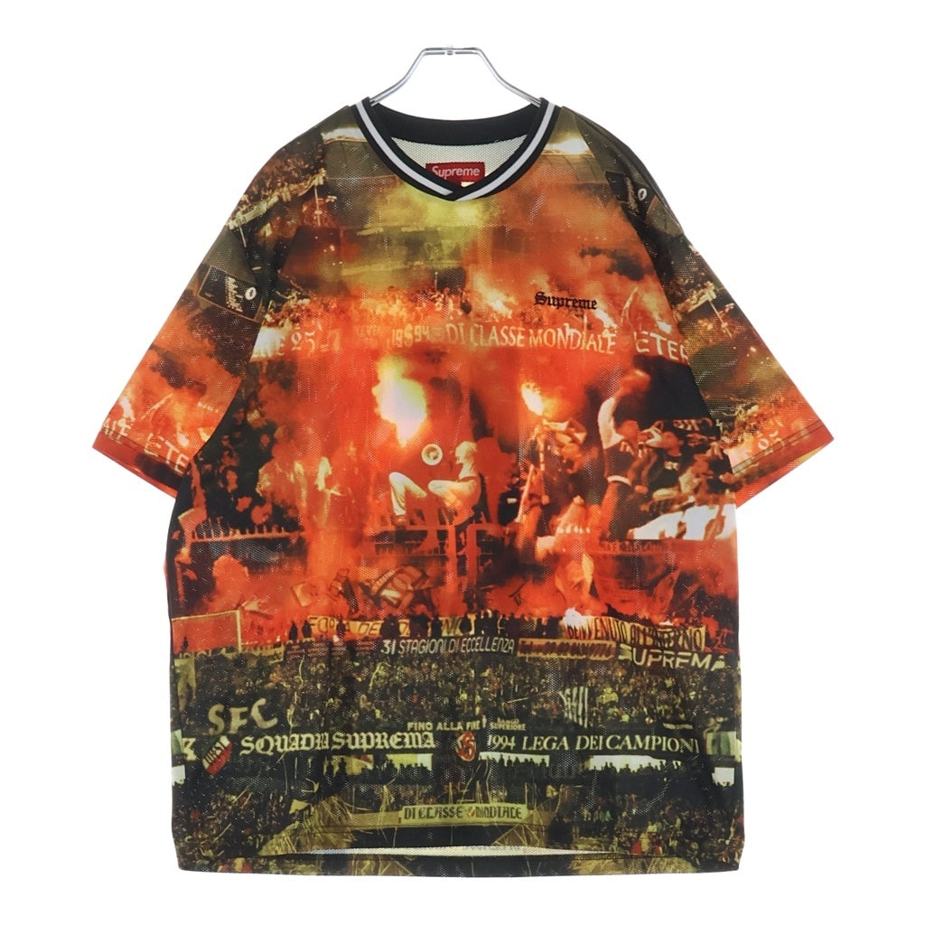 SUPREME(シュプリーム) 25SS Vinci Per Noi Soccer Jersey ヴィンチペルノイ サッカージャージ 半袖ゲームシャツ オレンジ