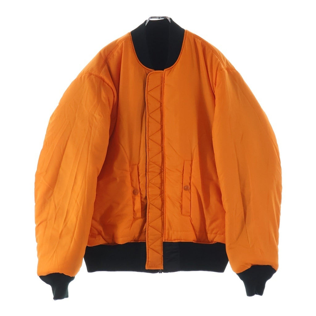 ALPHA INDUSTRIES(アルファ インダストリーズ) 25AW ×WTAPS MA-1 CORE SPEC JACKET ダブルタップス ボーンニット切替 ジップアップ ボンバージャケット ブルゾン ブラック 797-5252036