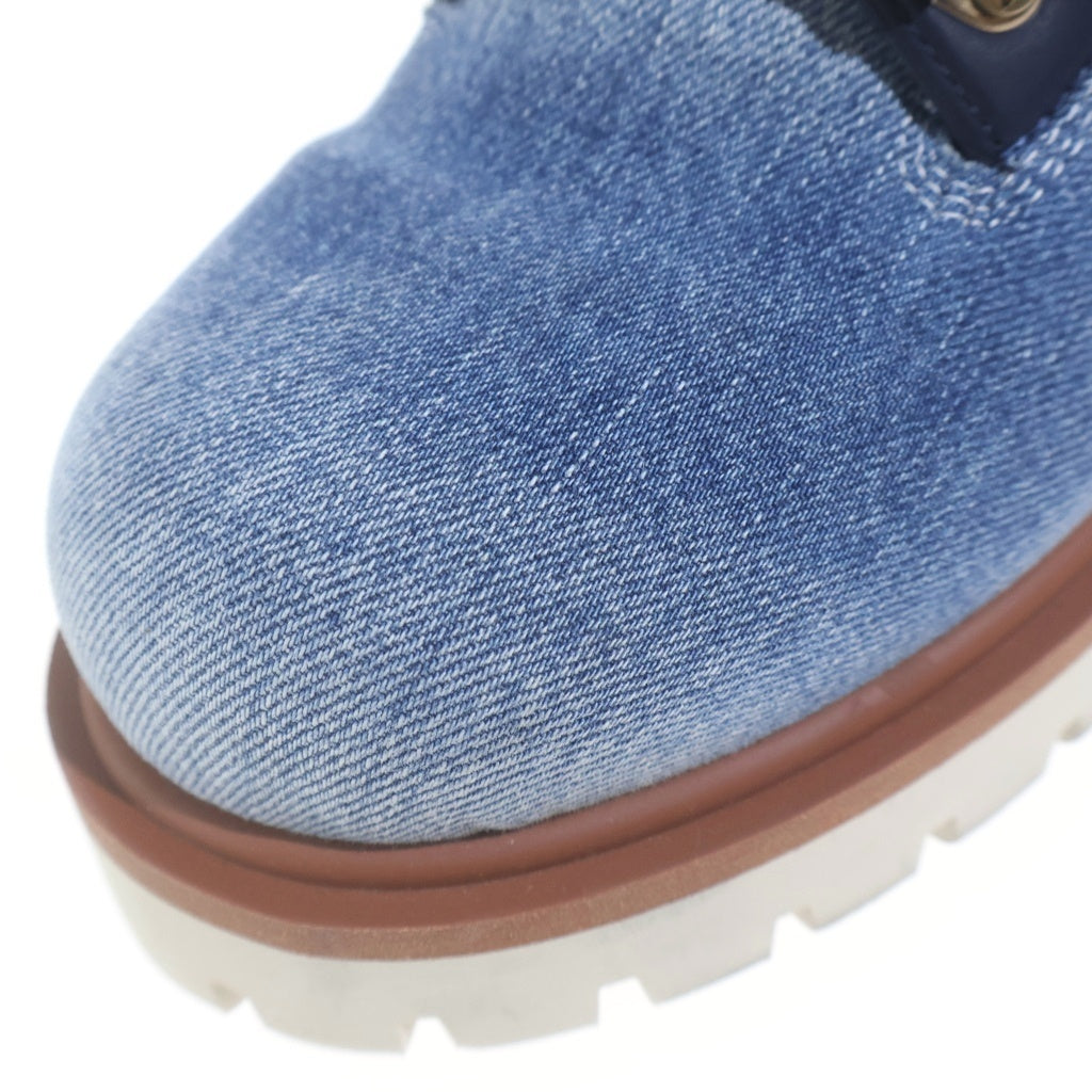 LOUIS VUITTON(ルイヴィトン) 26SS LV REMIX ANKLE BOOT リミックス デニム地 アンクルワークブーツ インディゴ 1AIZHU