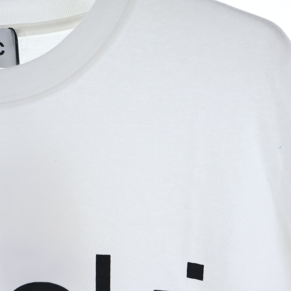 GDC(ジーディーシー) 25SS KINSKI T-SHIRT キンスキー フロントプリントTシャツ 半袖クルーネックカットソー ホワイト GD0011