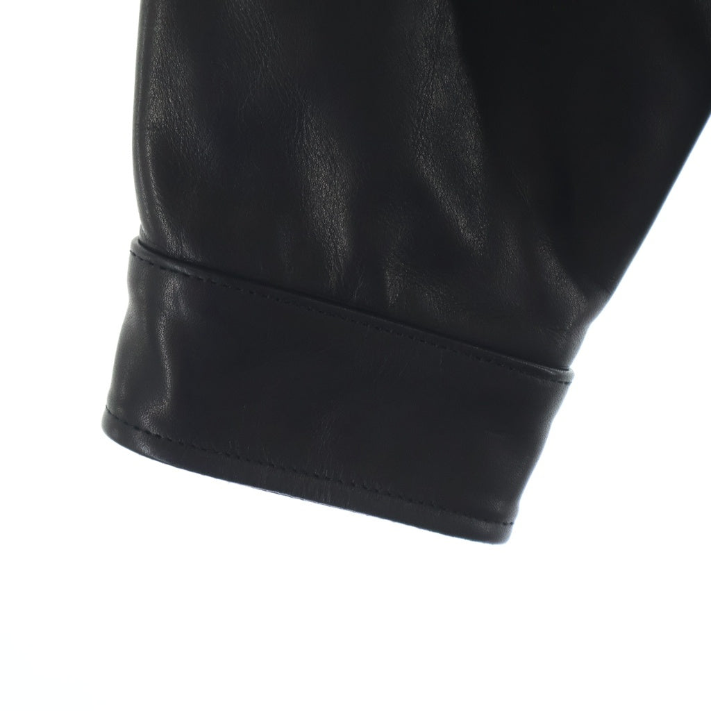 NEIGHBORHOOD(ネイバーフッド) 26SS LEATHER SPORTS JACKET レザースポーツジャケット カウレザー ジップアップブルゾン ブラック 261SZNH-JKM01