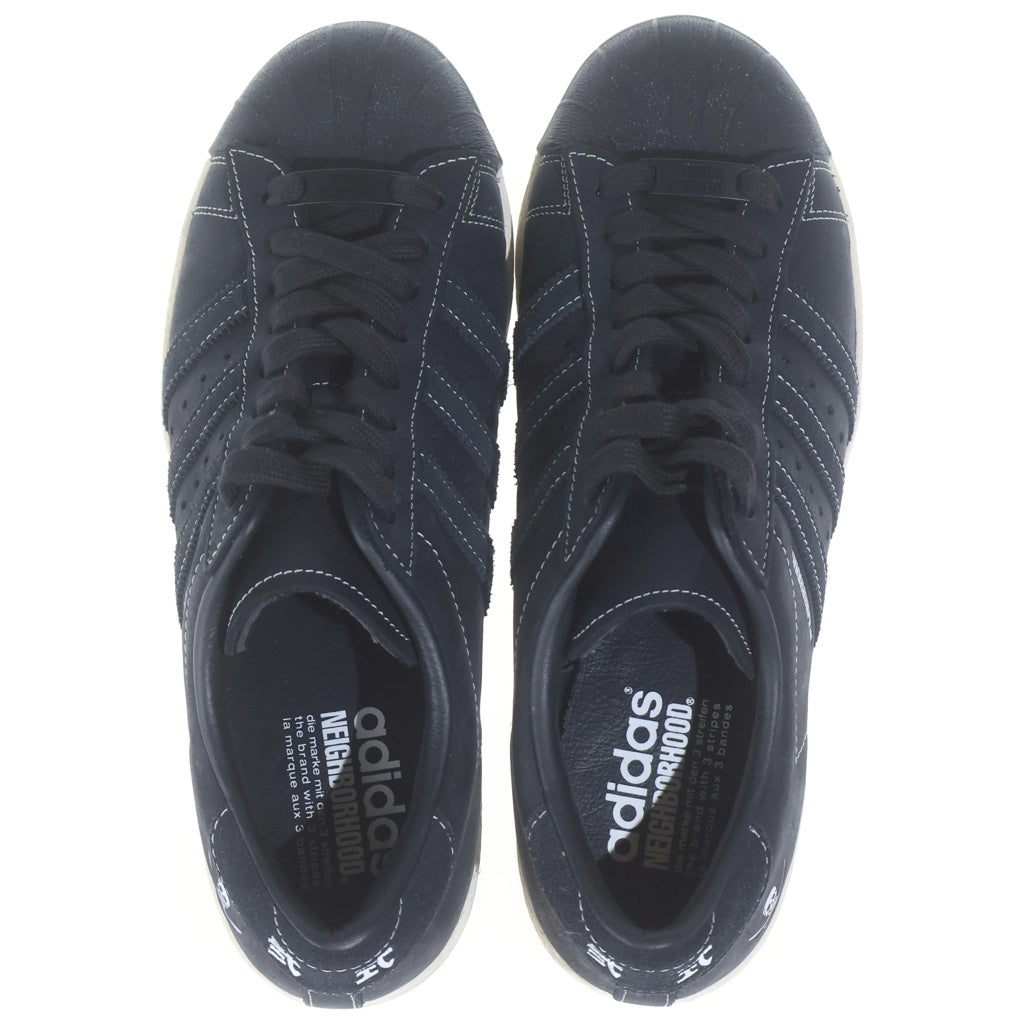 adidas(アディダス) ×NEIGHBORHOOD SUPERSTAR N 2005 ネイバーフッド スーパースター ローカットスニーカー ブラック US9/27cm ID8650