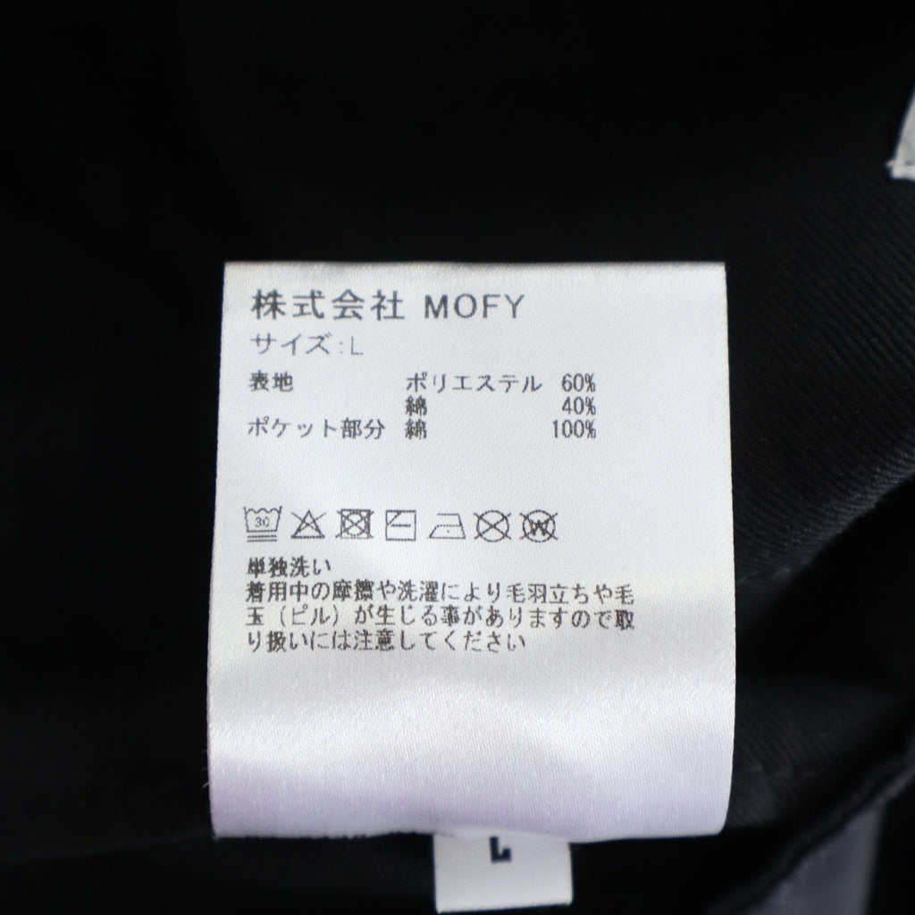 SEQUEL(シークエル) 25AW CHINO PANTS TYPE-F ジップフライ チノ ワークパンツ ブラック SQ-25AW-PT-02