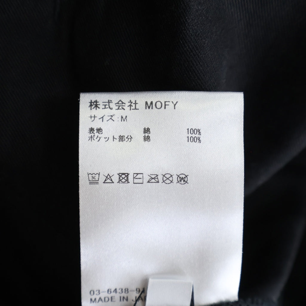 SEQUEL(シークエル) 25AW CHINO PANTS TYPE-XF ジップフライ チノ ワークパンツ ブラック SQ-25AW-PT-10