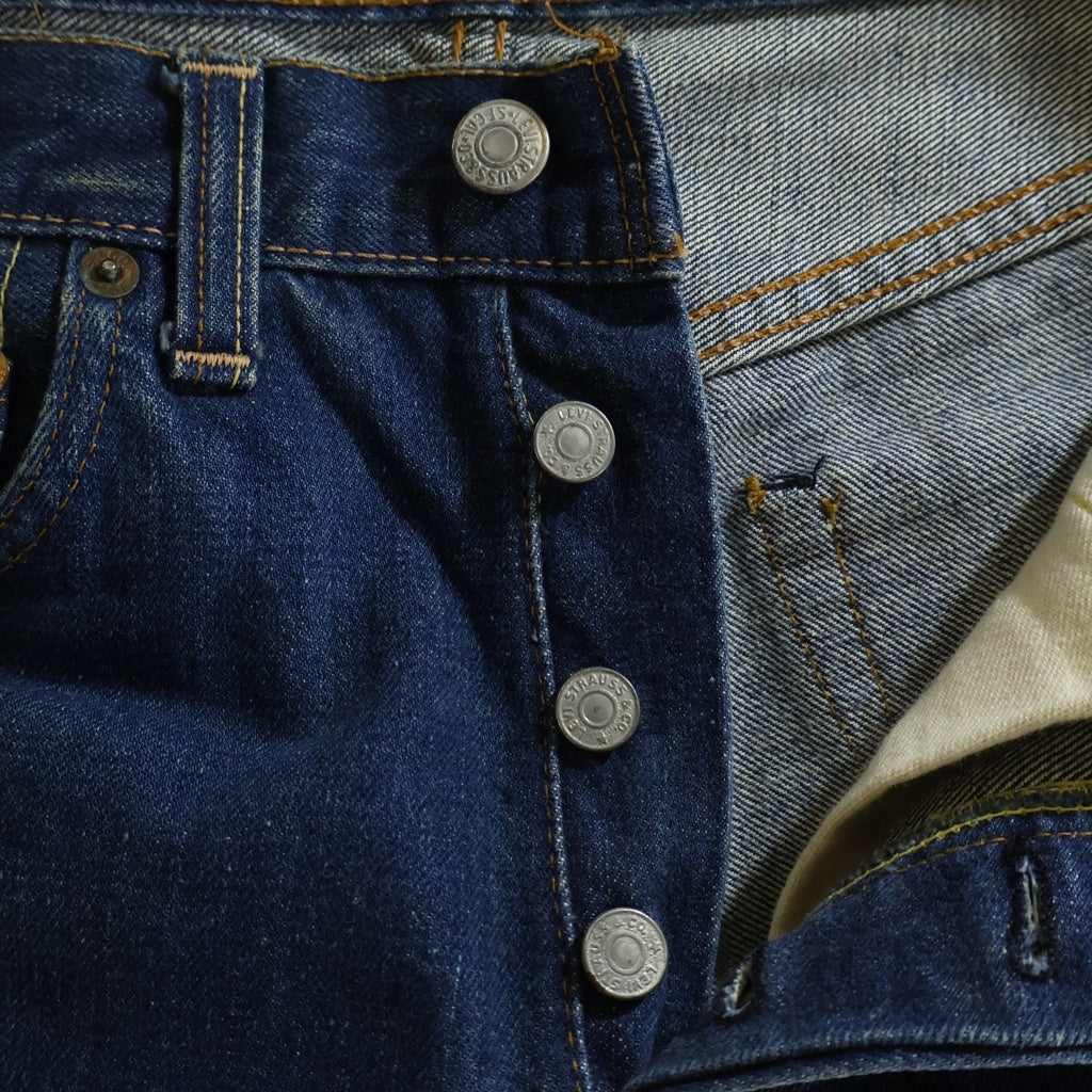 Levi's(リーバイス) 60S-70S VINTAGE 501 BIG E 後期 ボタン裏6 平行ステッチ ヴィンテージ ボタンフライデニムパンツ インディゴ