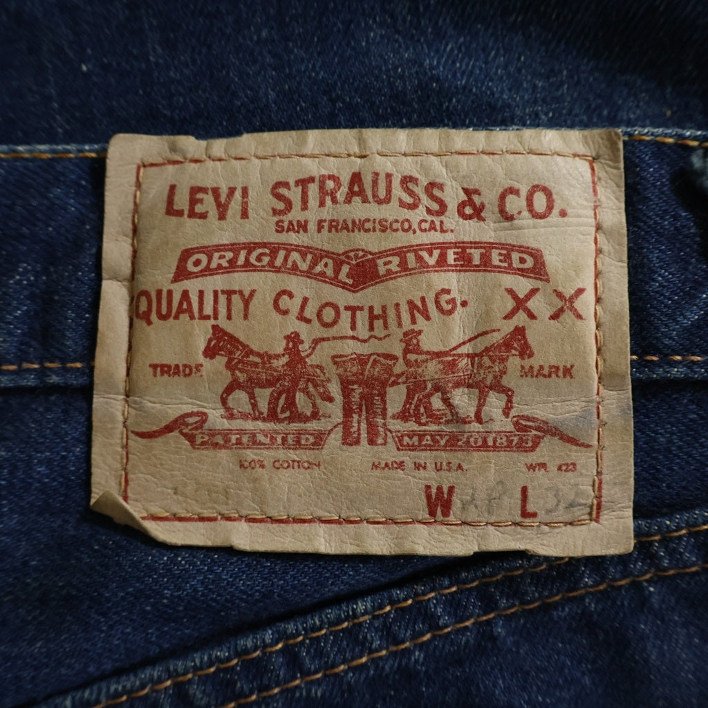 Levi's(リーバイス) 60S-70S VINTAGE 501 BIG E 後期 ボタン裏6 平行ステッチ ヴィンテージ ボタンフライデニムパンツ インディゴ