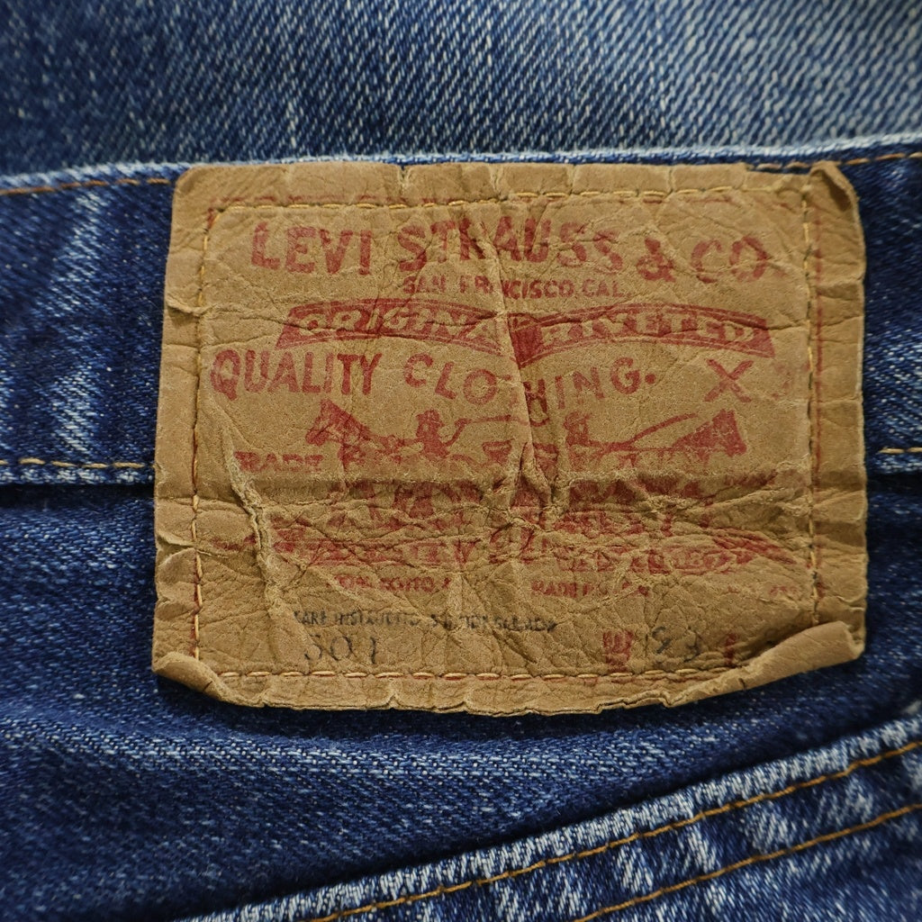 Levi's(リーバイス) 60S-70S VINTAGE 501 BIG E 後期 ボタン裏6 平行ステッチ ヴィンテージ ボタンフライデニムパンツ インディゴ