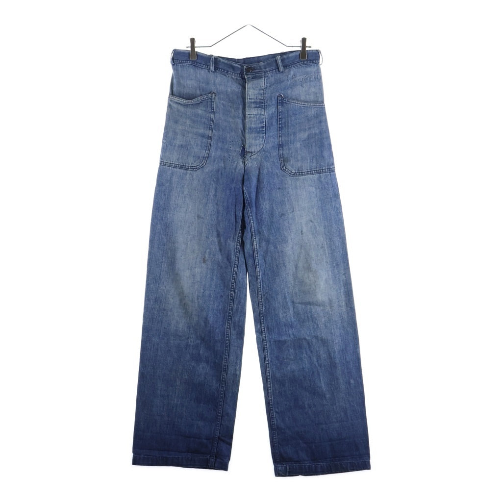 VINTAGE(ヴィンテージ) 40S VINTAGE US NAVY Denim Trousers 巻きパンツ ユーエスネイビー ヴィンテージ デニムトラウザーパンツ インディゴ