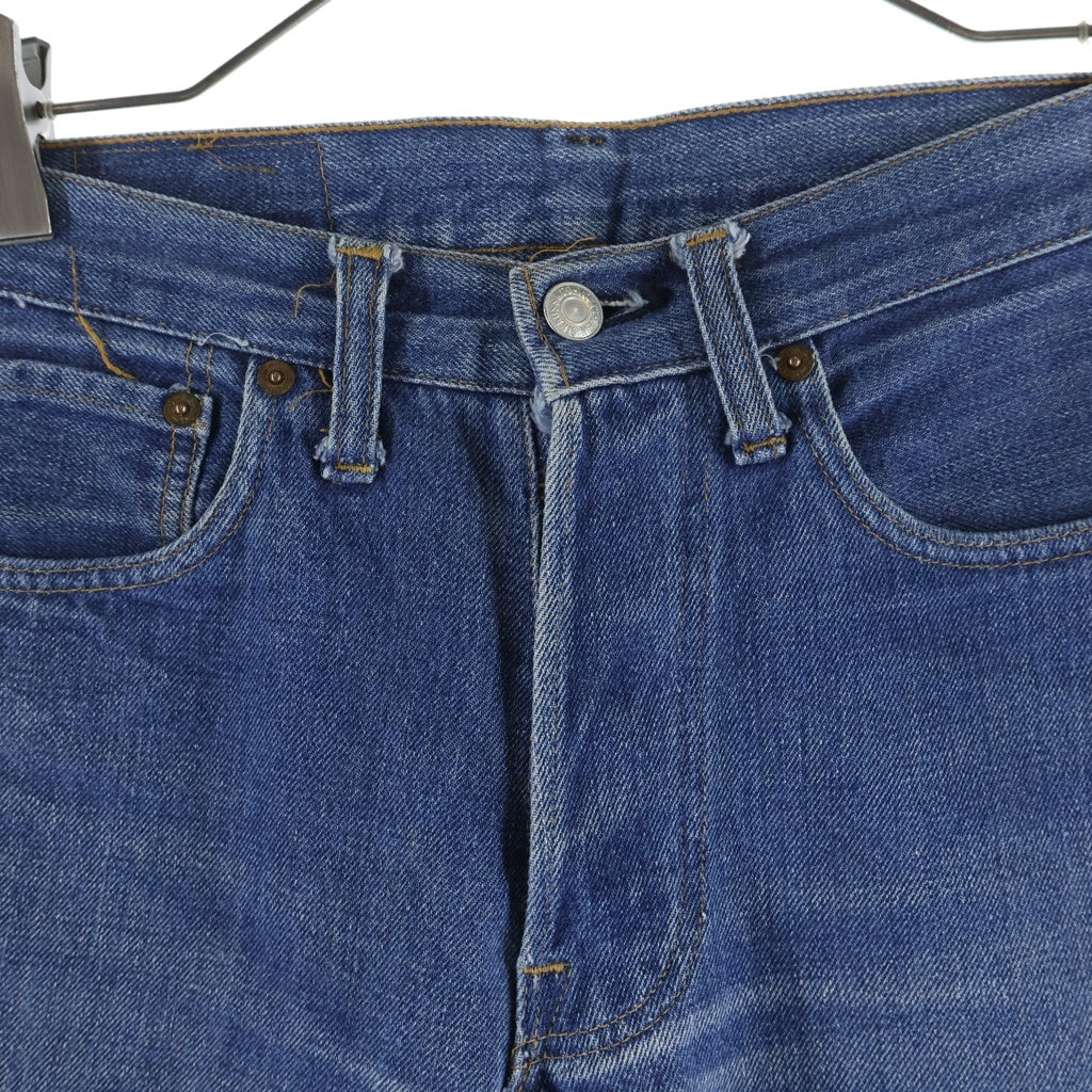 Levi's(リーバイス) 70S VINTAGE 501 66前期 ボタン裏6 スモール e 紙パッチ シングルステッチ ヴィンテージ ボタンフライデニムパンツ インディゴ