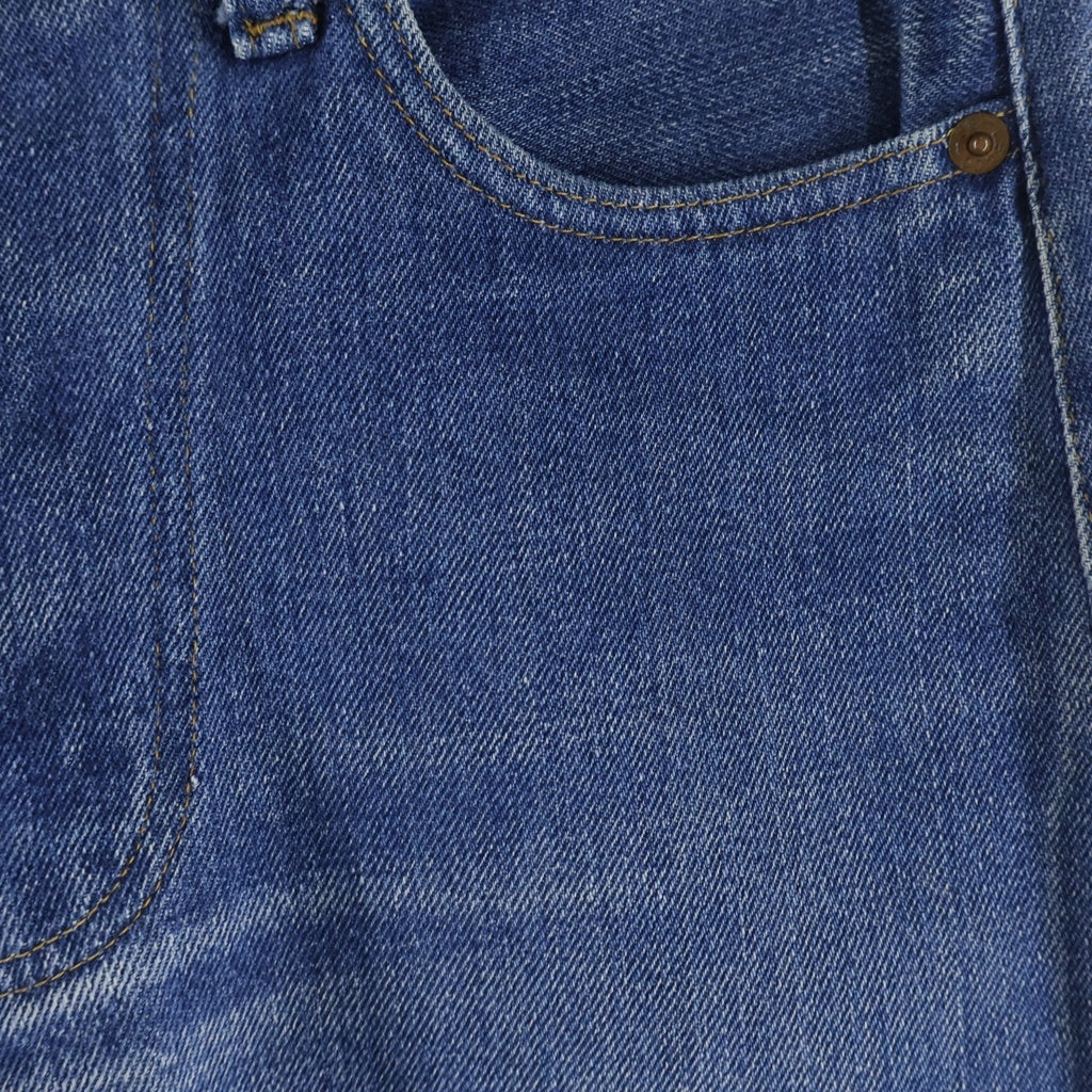 Levi's(リーバイス) 70S VINTAGE 501 66前期 ボタン裏6 スモール e 紙パッチ シングルステッチ ヴィンテージ ボタンフライデニムパンツ インディゴ
